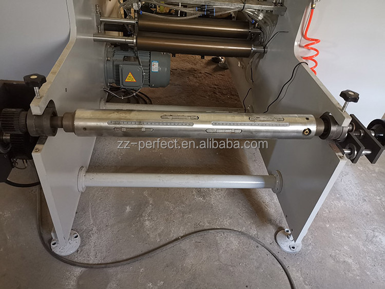 Semi Automatic PVC Cling Film and Aluminum Foil Roll Rewinding Machine