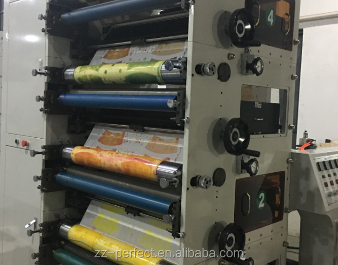 4/ 6 Color Printer Price Paper Cup Flexo Printing Machine For Sale