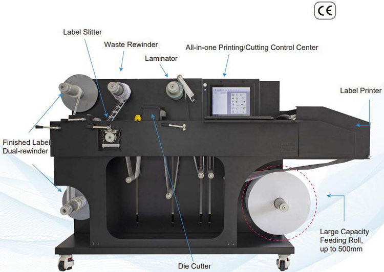 Roll To Roll Digital Thermal Color Label Printer