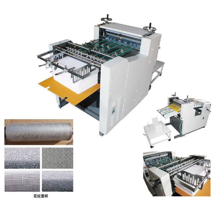 automatic hydraulic deep desk calendar art paper embossing machine