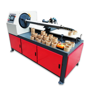 Small automatic firework cnc paper core cardboard tube cutter