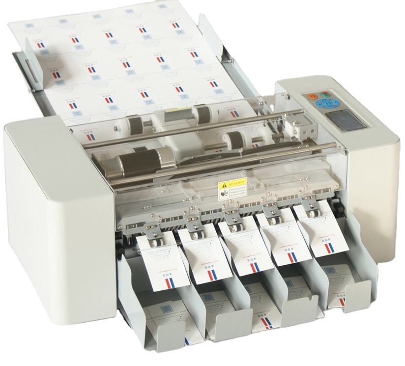 laminated paper 300gsm a3 auto visit photo electric automatic name business card creaser slitter cutter cutting machine