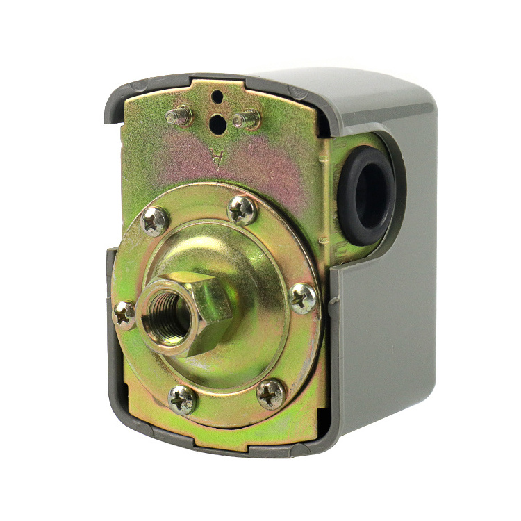 ZOZHI Square Mechanical Pressure Switch 240V 110V with Low Pressure Shut-off 20PSI-80PSI MC-1