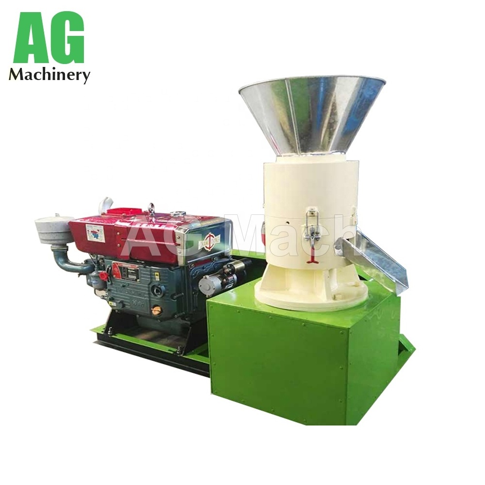 Factory Price Sawdust Press Machine Diesel Wood Pellet Maker