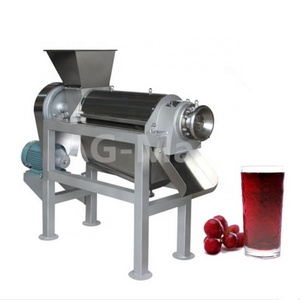 High Efficiency Screw Pomegranate Orange Tomato Mango Fruit Juicer Crushing Pressing Machine