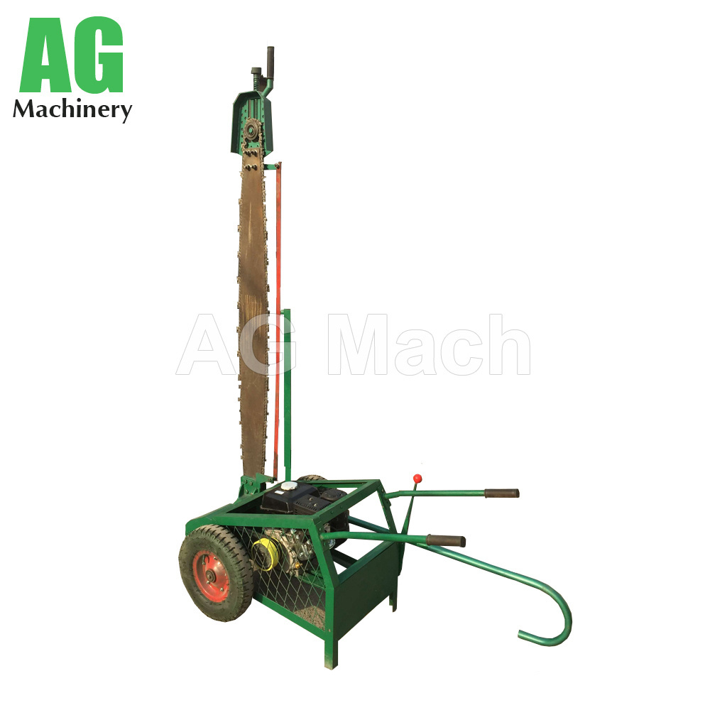 wood chain saw wood slasher cutting machine lumber cutting slasher machine