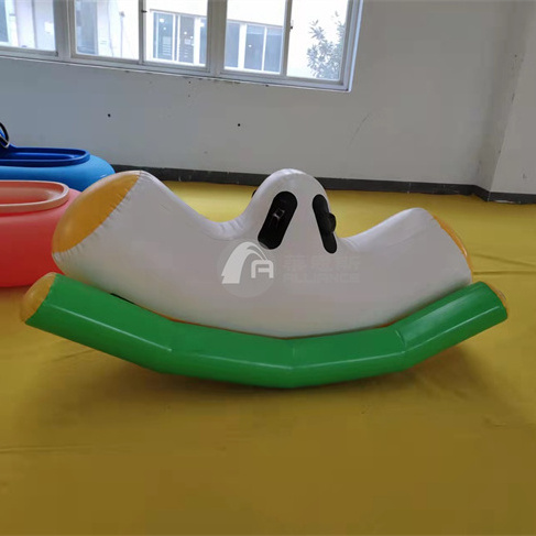 little water totter inflatable water seesaw swimming pool games OEM factory