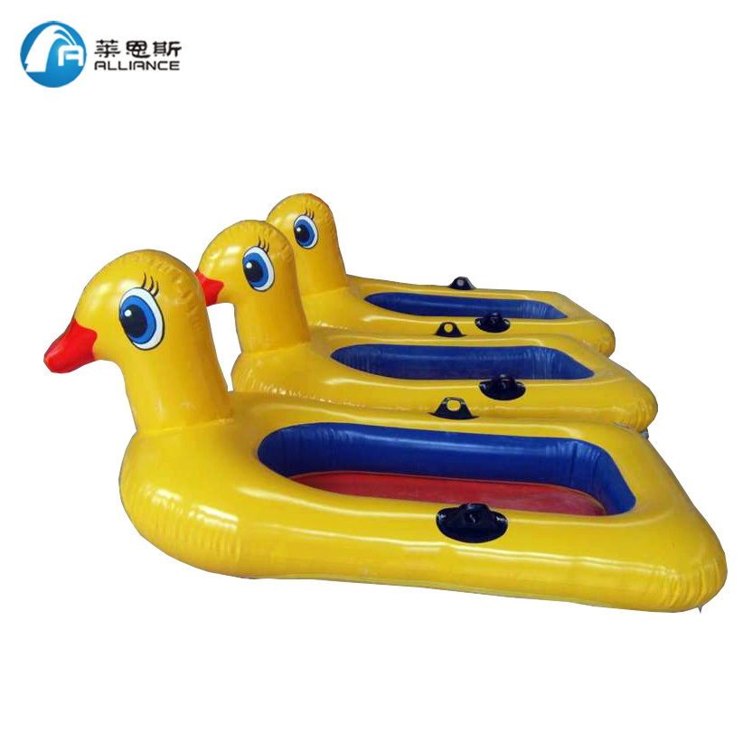 Alliance large inflatable duck pool float swim ring tube for adults and children