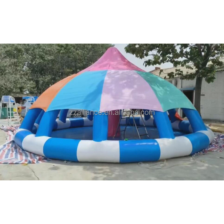 summer hot sale inflatable swimming pool for children outdoor playground water park