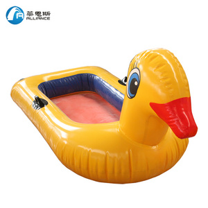 Alliance large inflatable duck pool float swim ring tube for adults and children