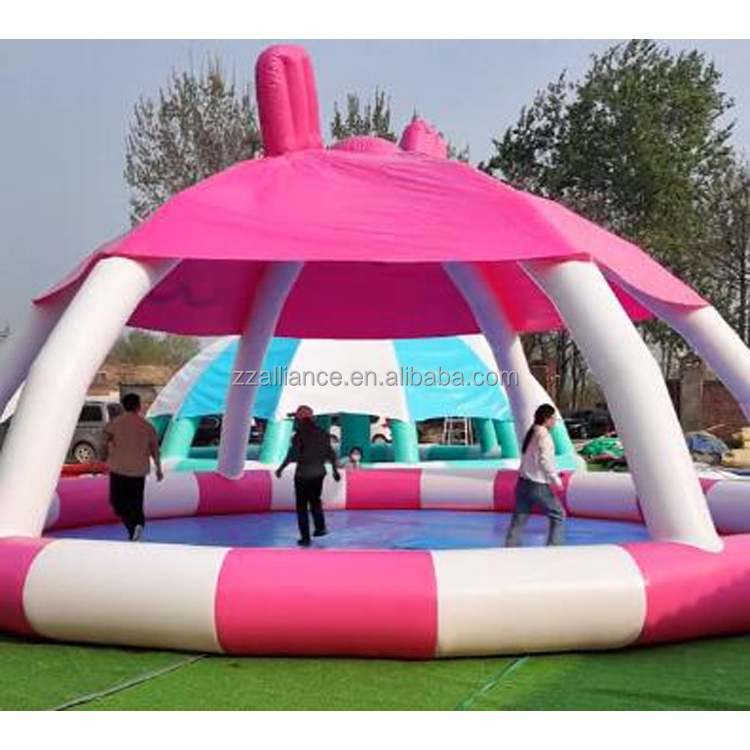 summer hot sale inflatable swimming pool for children outdoor playground water park