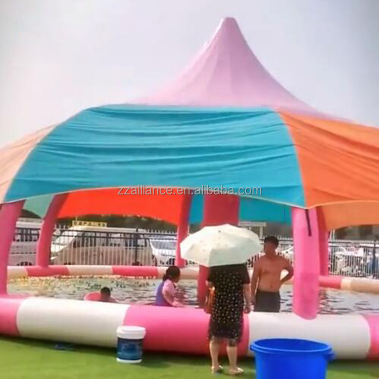 summer hot sale inflatable swimming pool for children outdoor playground water park