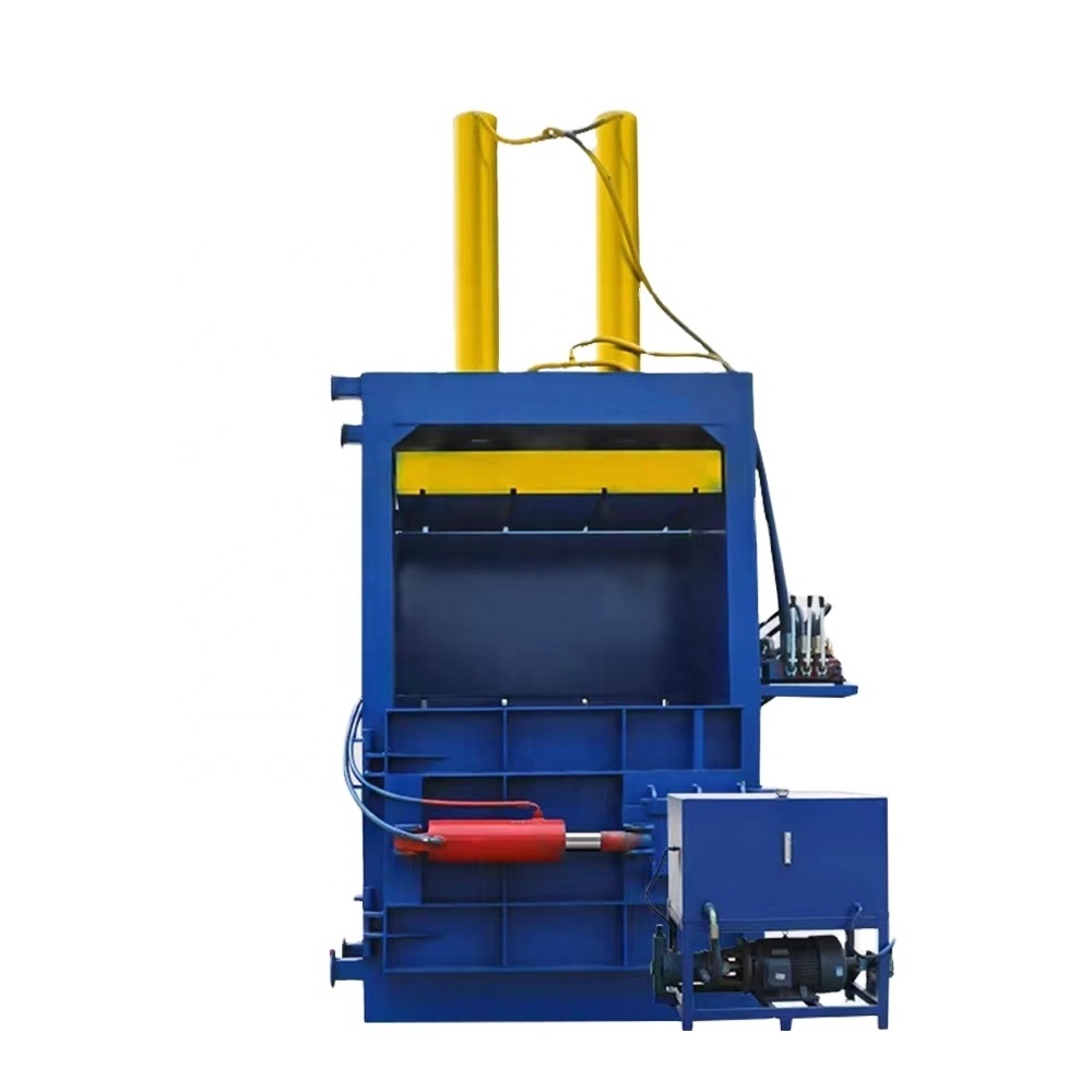 Semi-automatic baling press machine hydraulic press baler machine manual baler machine for PET bottle paper scrap metal