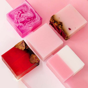 oem effective dark spot remover peeling cleaning organic whitening bar soap flower rose us handmade underarm whitening soap set