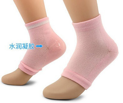 heel gel socks moisture spa socks  and gloves spa moisturizing cooling gel socks with essential oils