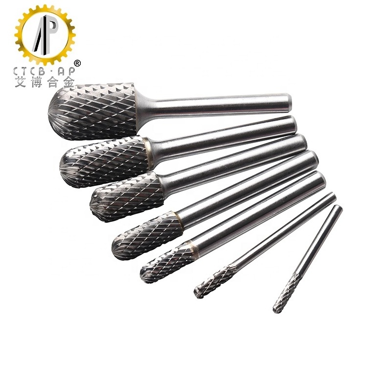 Grinding Metal Cutters Solid Carbide Burr Set Tungsten Carbide Rotary File Cutting Burs Tool Rotary Carbide Burrs