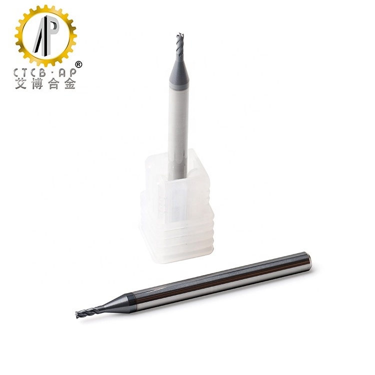 HRC58 2Flutes 4 Flutes 6 Flutes TiALN Coating Solid Carbide End Mill Flat Milling Cutter CNC Cutting Tool For Milling Machining