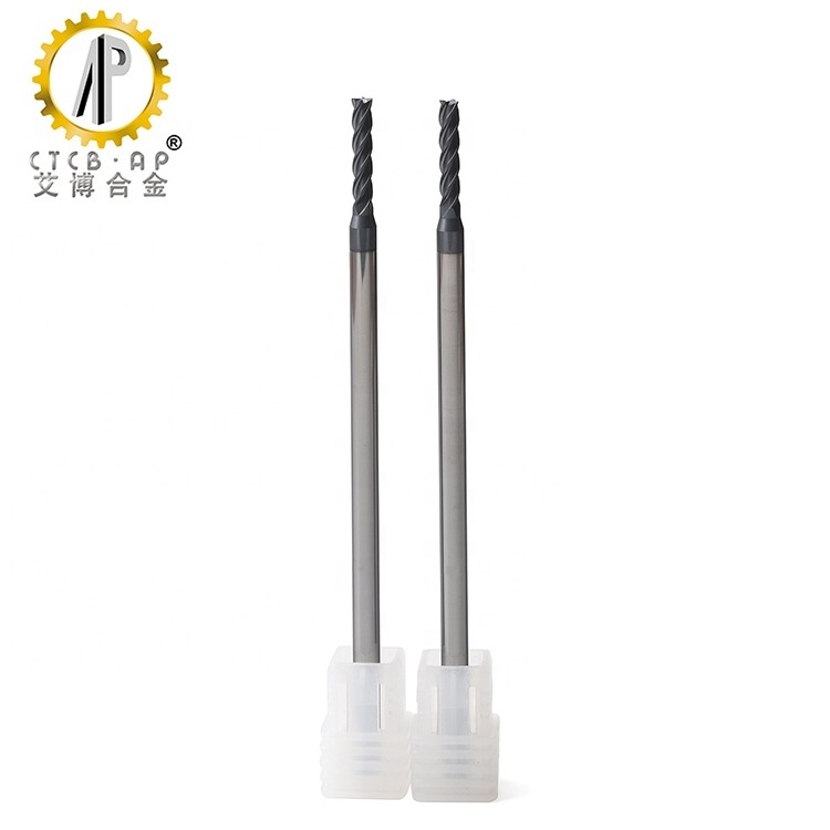 HRC58 2Flutes 4 Flutes 6 Flutes TiALN Coating Solid Carbide End Mill Flat Milling Cutter CNC Cutting Tool For Milling Machining