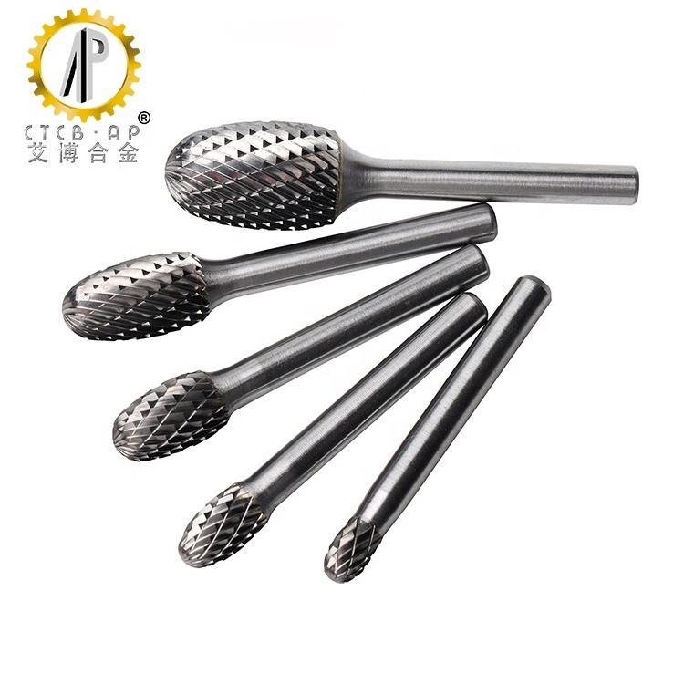 Grinding Metal Cutters Solid Carbide Burr Set Tungsten Carbide Rotary File Cutting Burs Tool Rotary Carbide Burrs