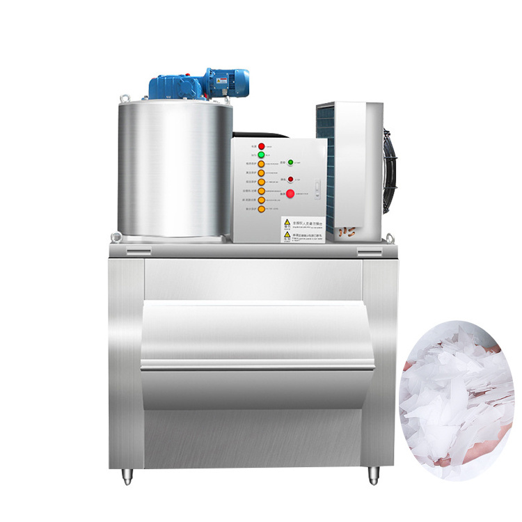 3000kg 3 ton Industrial Integrated Flake Ice Maker machine for fish boat