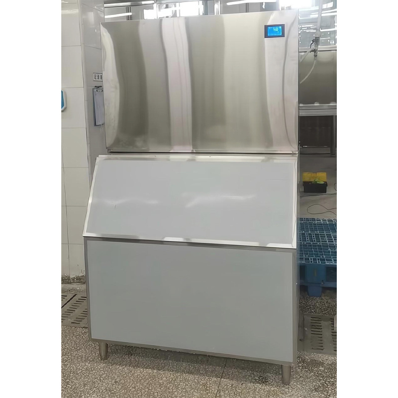 Maquina De Gelo Do Cubo Maquina De Hielo En Cubos Cube Ice Machine 500kg Silver Provided Commercial Automatic