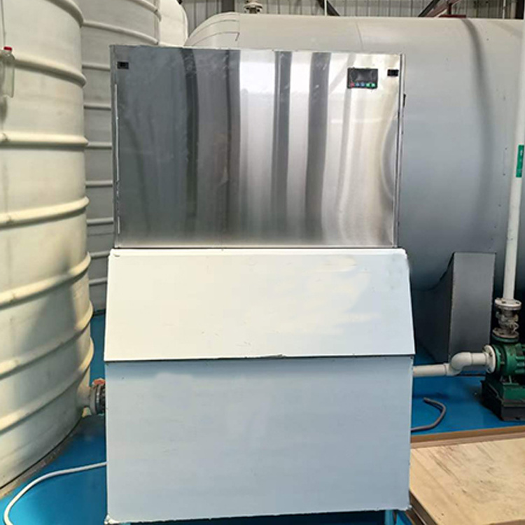 Maquina De Gelo Do Cubo Maquina De Hielo En Cubos Cube Ice Machine 500kg Silver Provided Commercial Automatic