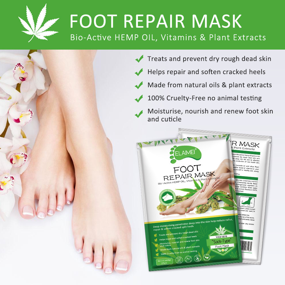 Foot Exfoliating Mask Milk Foot Peel Mask Foot Care Products Private Label Skin Care Mask