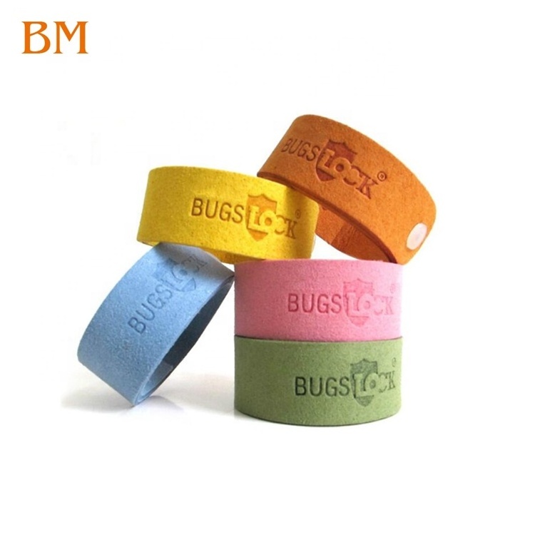 Anti Mosquito Trapper Bite Away Safe For Baby Sleeping Colorful Waterproof Natural Citronella Oil Mosquito Repellant Bracelet