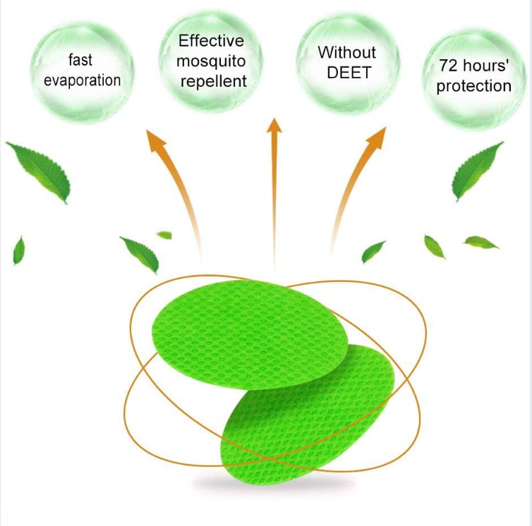 2022 New Design Bugs killer Anti Mosquito Anti Mosquito Patch Plant Extract  Suitable For All Ages Anti Mosquito Sticker