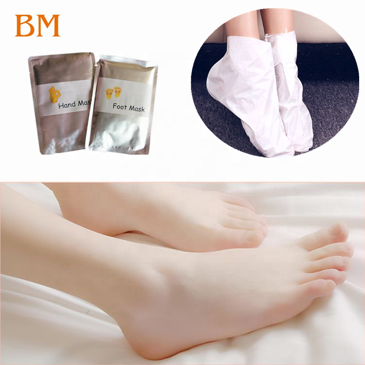 4 pairs Exfoliating Foot Mask Sock Pedicure Socks Exfoliation Feet Mask Heels Foot Peeling Remove Dead Skin Mask