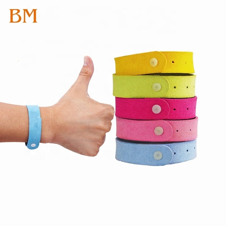 Anti Mosquito Trapper Bite Away Safe For Baby Sleeping Colorful Waterproof Natural Citronella Oil Mosquito Repellant Bracelet