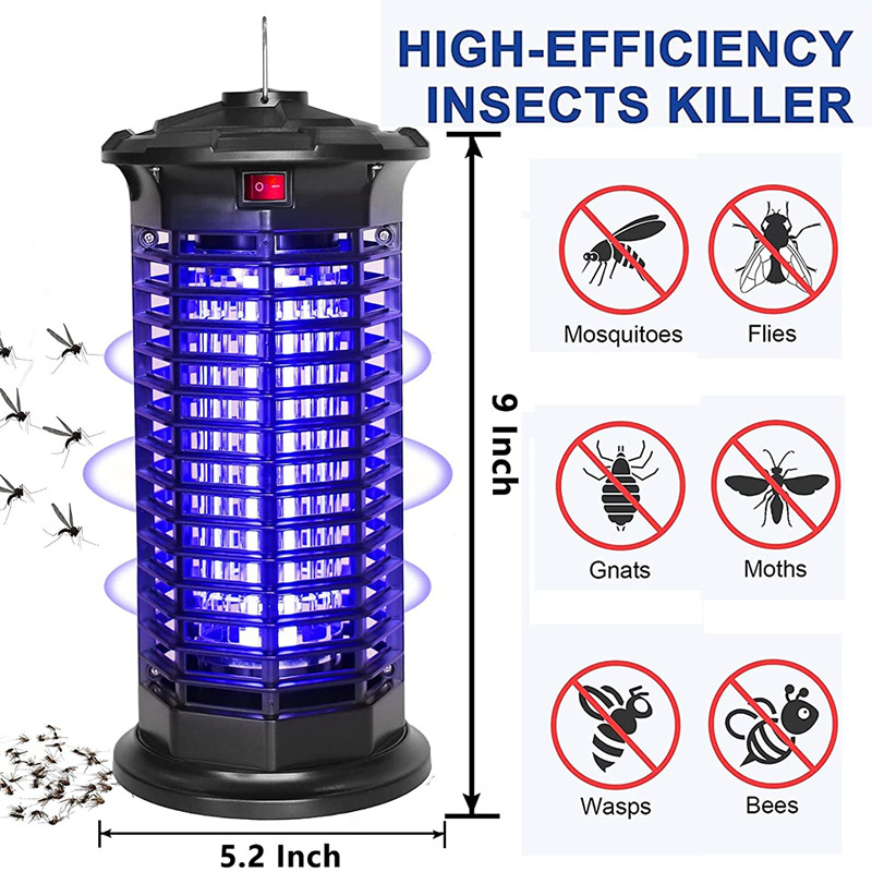 Mata Insectos Electrinico Matamoscas Electrico Repellent Indoor House Fly Killer Electric Anti Mosquito Attractant Killer Lamp