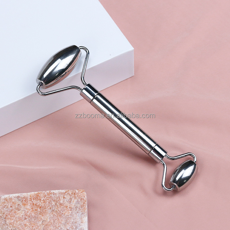 Facial Massage Gua Sha Tool Massager 304 Stainless Steel Roller Guasha Set For Face Lift