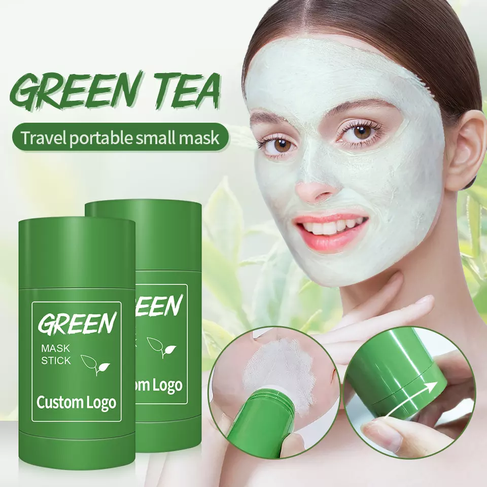 Tea Mascarilla Facial Mask Stick for Facial Oil Control and Blackheads Removal Acne Face Skin Care Clay Mask Hot Selling Green