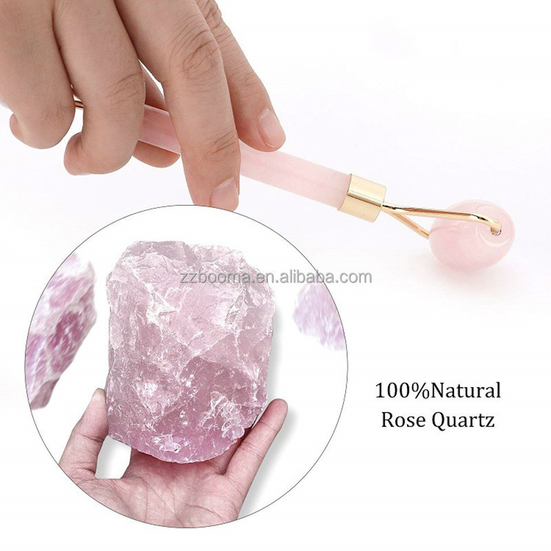 Beauty jade roller facial for slimming & firming jade stone and gua sha tools set 100% real natural jade roller