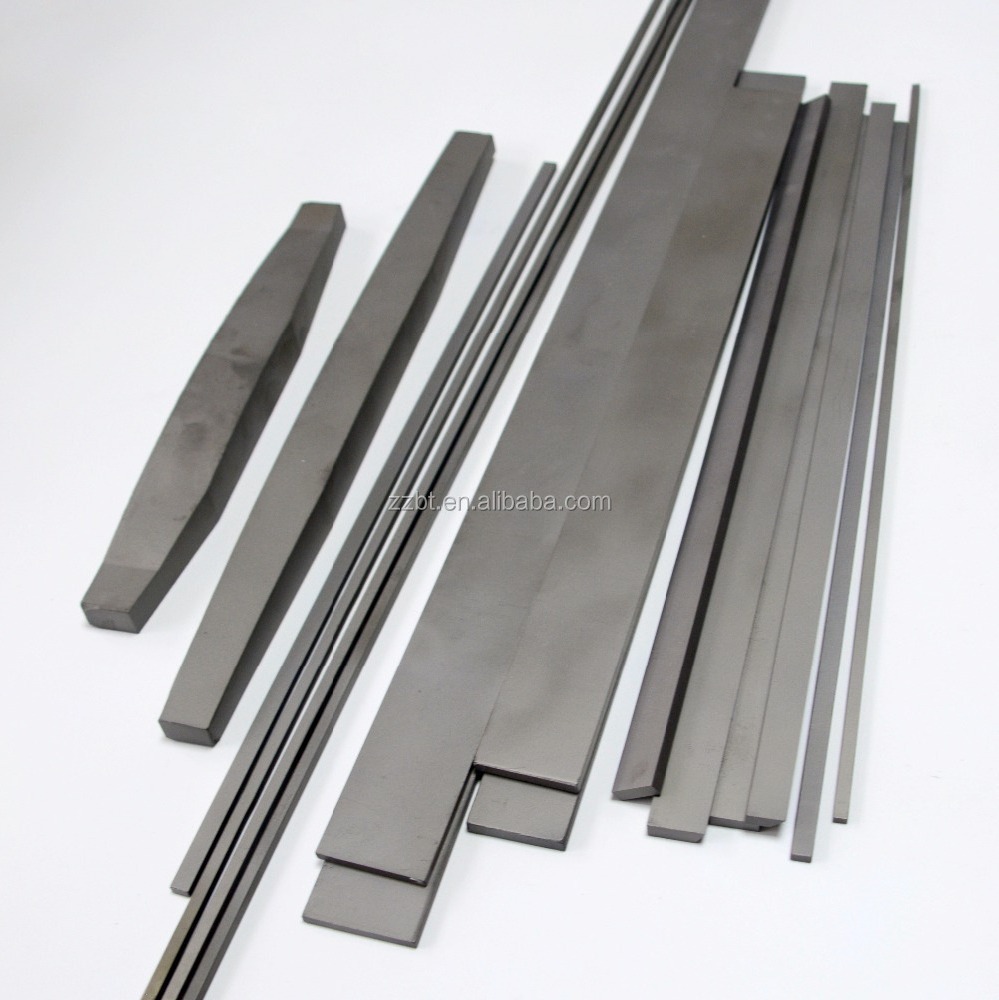 zhuzhou good Tungsten carbide strips YG8 YS2T cemented carbide plates Tungsten carbide bar for wood