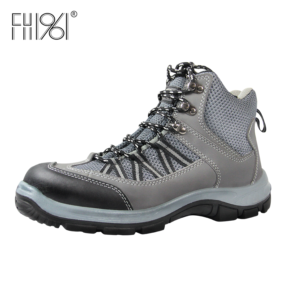 FH1961Premium Quality Men's Safety Shoes Rugged Construction Steel Toe Waterproof for Heavy Duty Jobs