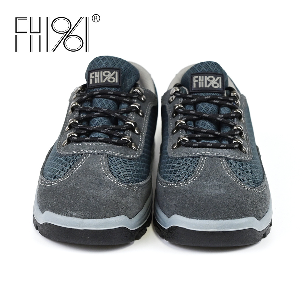 FH1961 work shoes for men  non slip and comfortable safety shoes steel toe  for construction