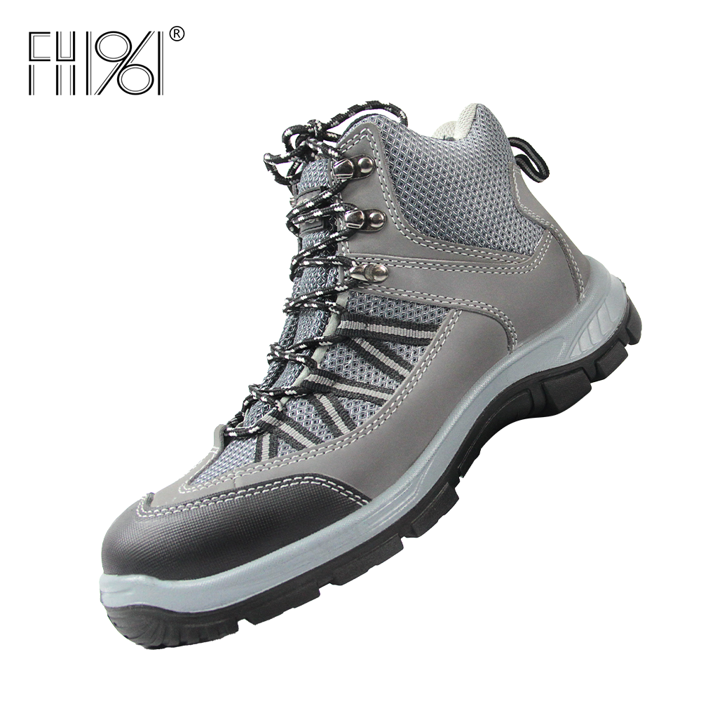 FH1961Premium Quality Men's Safety Shoes Rugged Construction Steel Toe Waterproof for Heavy Duty Jobs