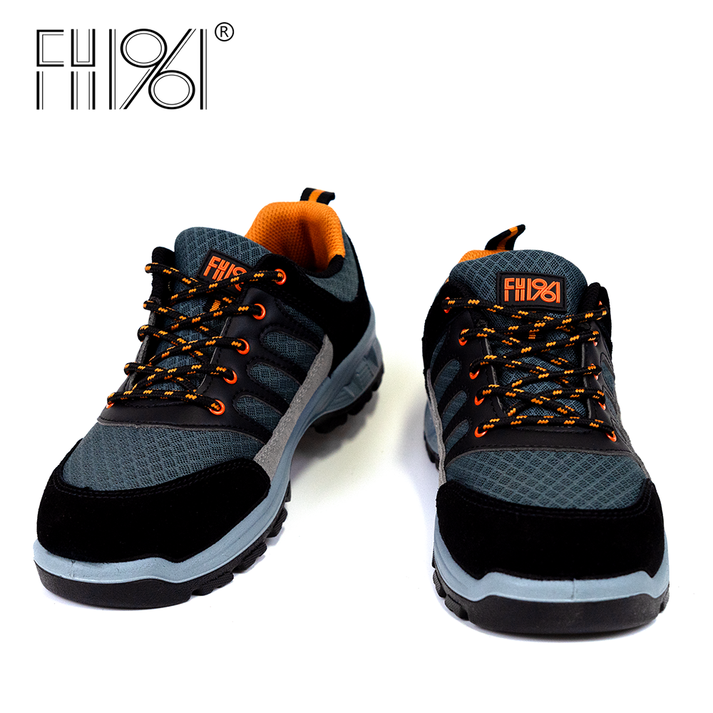 FH1961 Best Price Stock Cheap Industrial Shoes Soft And Breathable  anti-amash Safety Shoes With Steel Toe For men