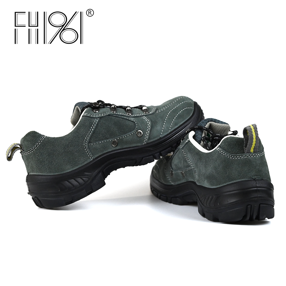 FH1961 Security Steel Toe Men Work Shoes OEM Factory Safety Anti Smashing Safty Anti-smash Anti-puncture Work Shoes r