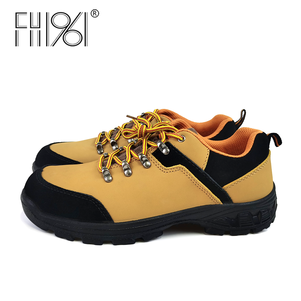 FH1961work shoes for man OEM Factory Winter Comfortable Safety Shoes Sports Plastic Toe