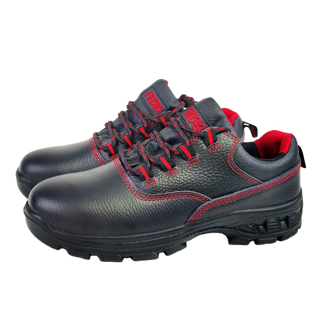 FH1961 brand CE breathable factory direct sales custom lightweight rubber and plastic worker boots men steel toe safety shoes