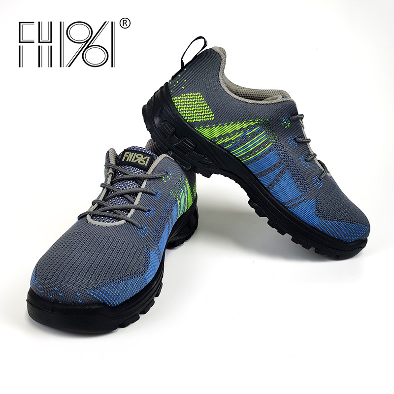 FH1961 Office WHOLESALE Working Shoes For Industrial Safety Slip Resistant Men's safety boots steel toe boots