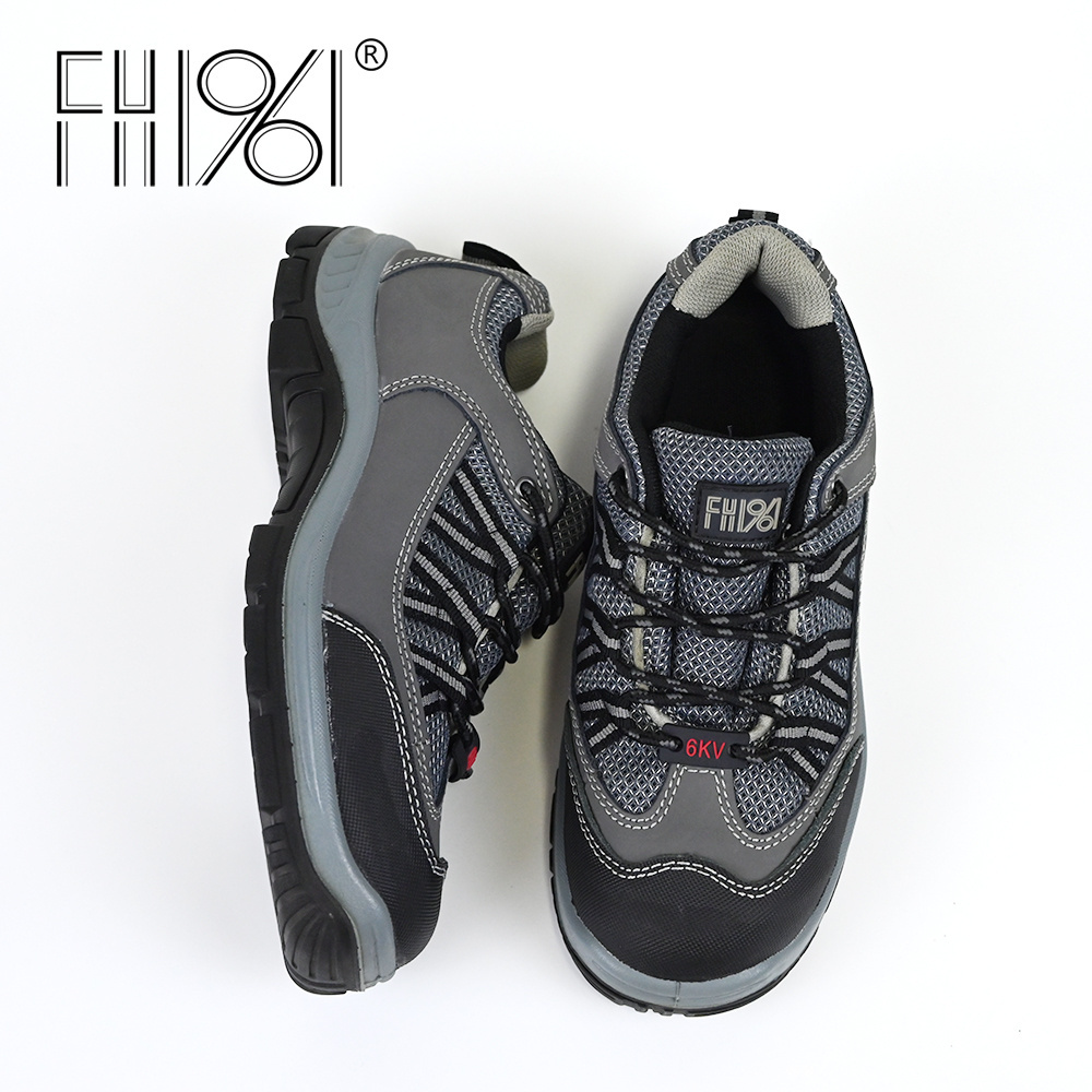 FH1961 safety boots for men steel toe low cut for heavy industrial work durable and robust