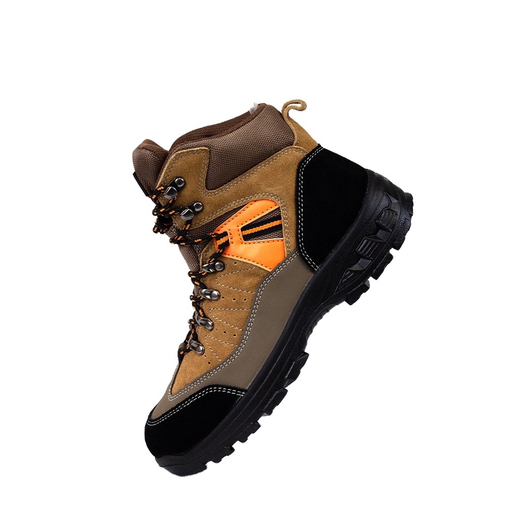 FH1961Factory hot sale And Slip-Resistant Safety Shoes Steel Toe lightweight work Industry Protective boots