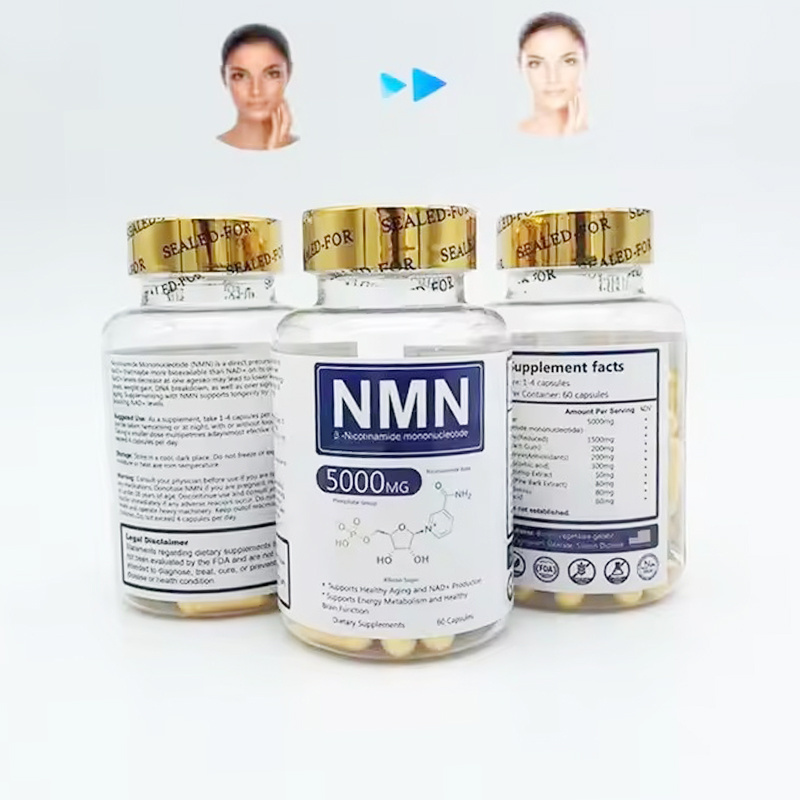 Anti-Aging Beta NMN Nicotinamide Mononucleotide Capsules Beauty Product NMN Tablets OEM ODM Private Label Support Sample