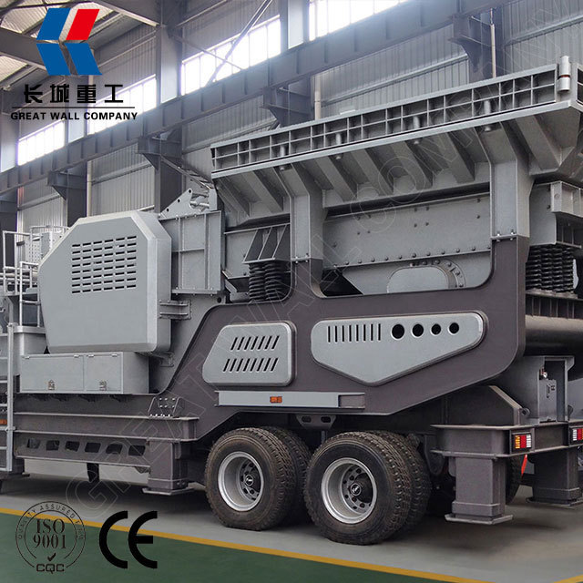 Track Type Mobile Crusher Portable Crushing and Screening Equipment Rock stone Crushing Machine Combination Plants