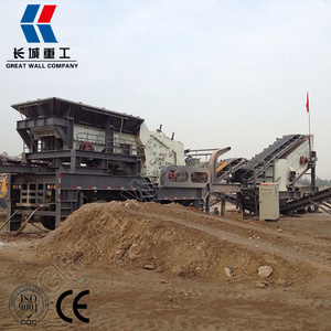 Track Type Mobile Crusher Portable Crushing and Screening Equipment Rock stone Crushing Machine Combination Plants