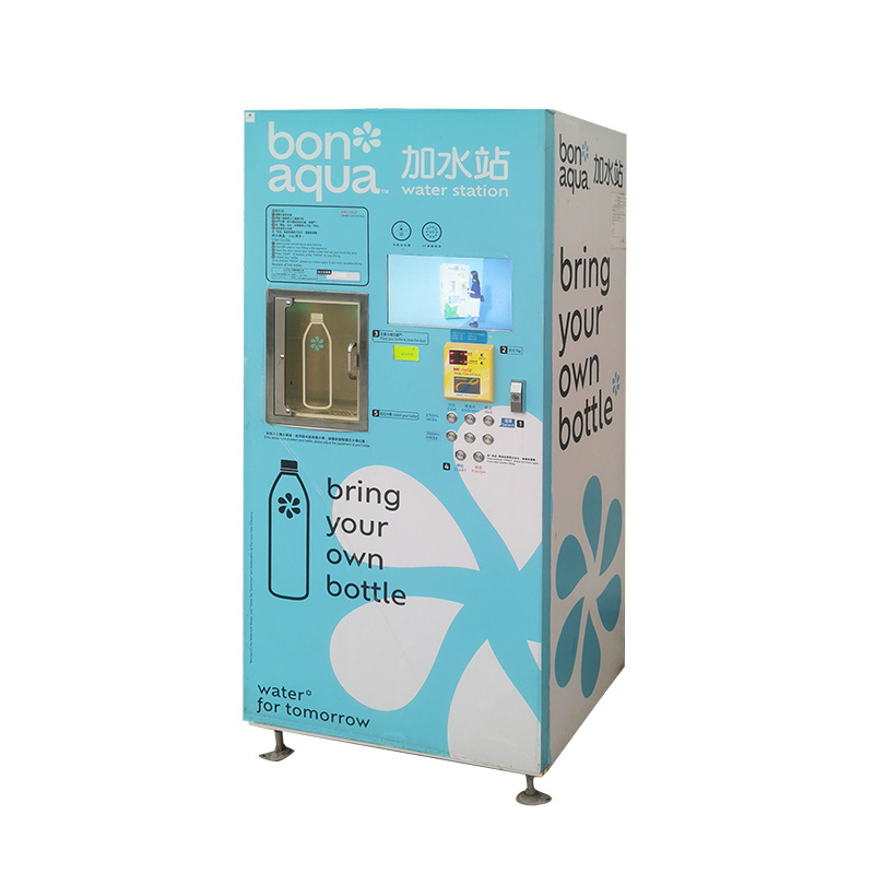 Easy to operate 24 hours full automatic reverse osmosis purified water vending machine Hydrogen-rich water vending machine